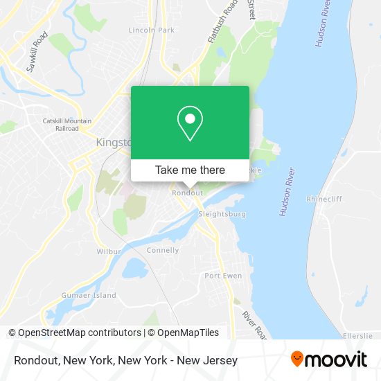 Rondout, New York map