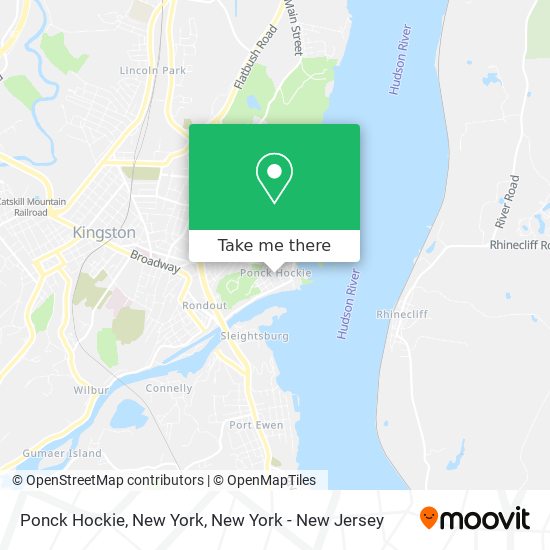 Ponck Hockie, New York map