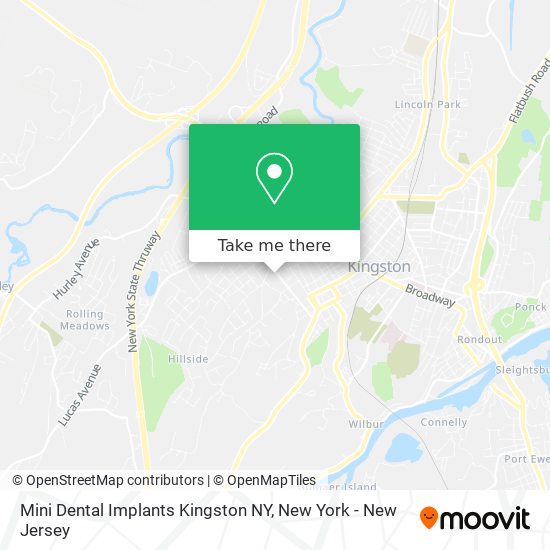 Mini Dental Implants Kingston NY map