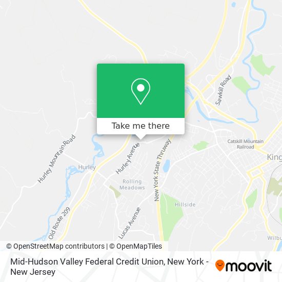 Mapa de Mid-Hudson Valley Federal Credit Union