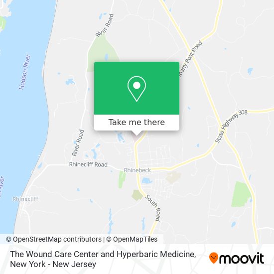 The Wound Care Center and Hyperbaric Medicine map