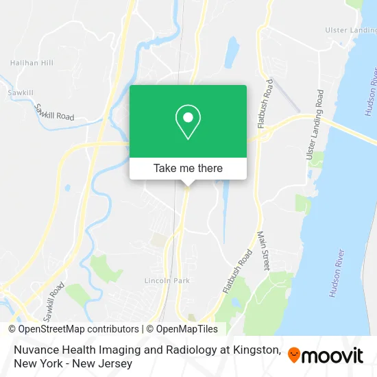 Nuvance Health Imaging and Radiology at Kingston map
