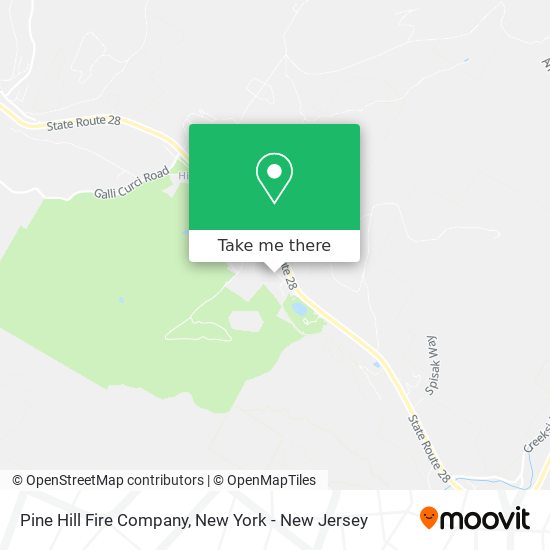 Pine Hill Fire Company map