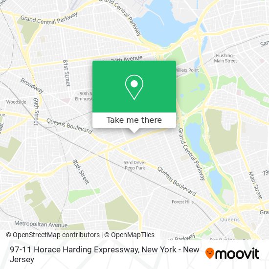 97-11 Horace Harding Expressway map