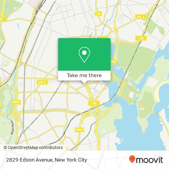 Mapa de 2829 Edson Avenue