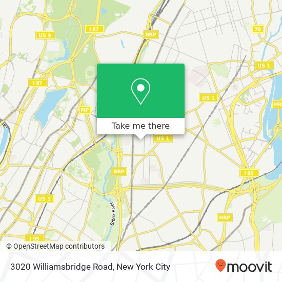 3020 Williamsbridge Road map