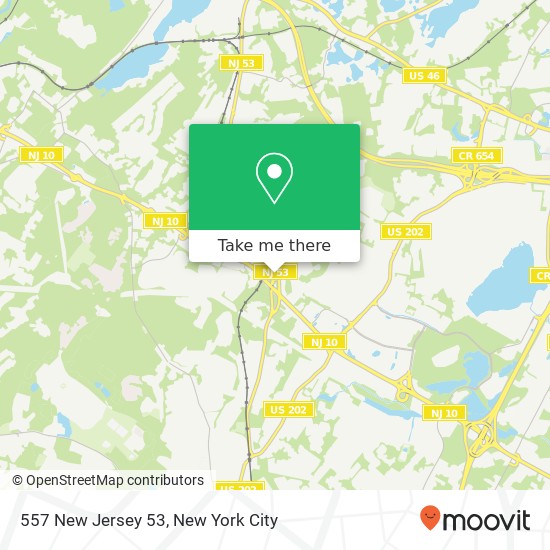 Mapa de 557 New Jersey 53
