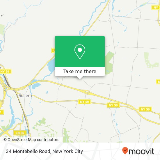 Mapa de 34 Montebello Road