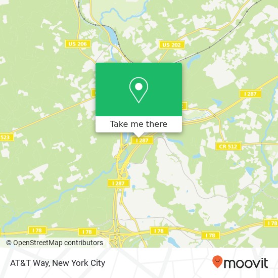 AT&T Way map