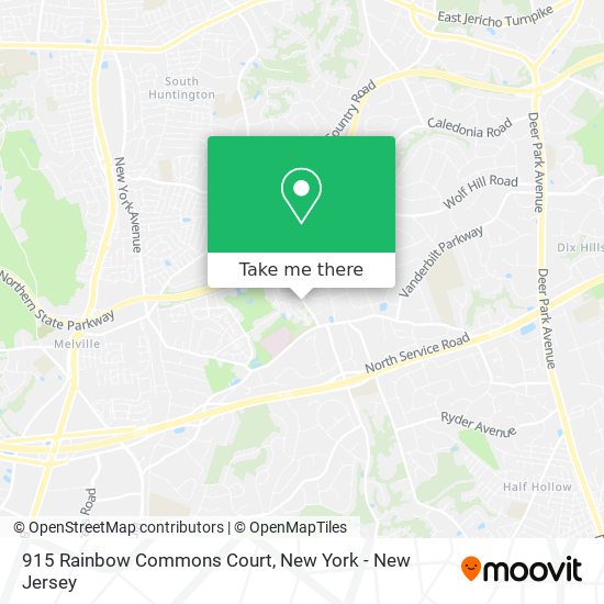 Mapa de 915 Rainbow Commons Court