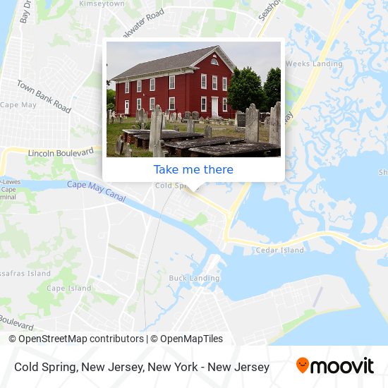 Mapa de Cold Spring, New Jersey