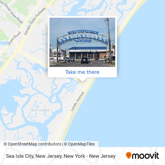 Sea Isle City, New Jersey map