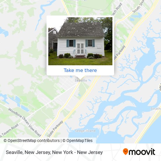 Seaville, New Jersey map