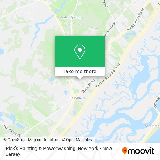 Rick's Painting & Powerwashing map