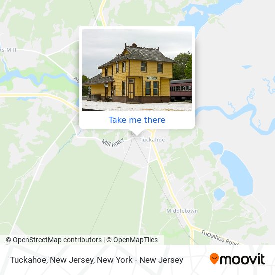 Tuckahoe, New Jersey map