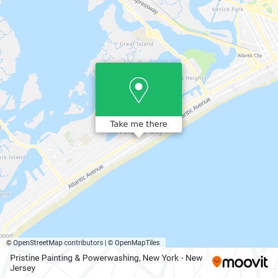 Mapa de Pristine Painting & Powerwashing