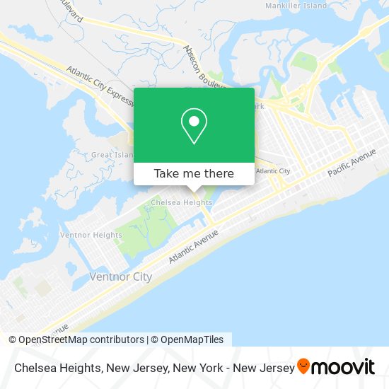 Chelsea Heights, New Jersey map