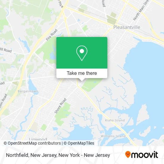 Northfield, New Jersey map