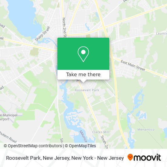 Roosevelt Park, New Jersey map