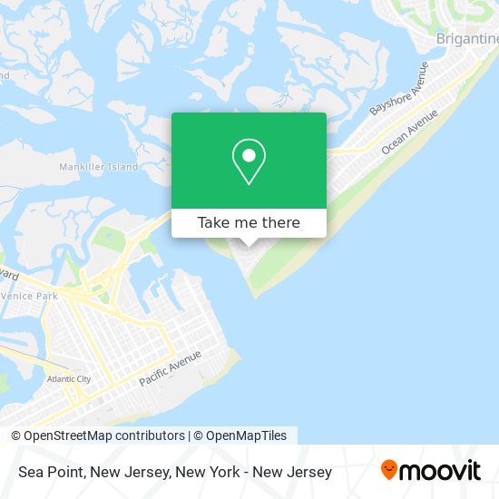 Sea Point, New Jersey map