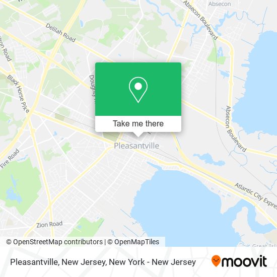 Pleasantville, New Jersey map