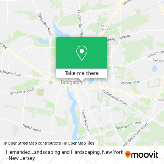 Hernandez Landscaping and Hardscaping map