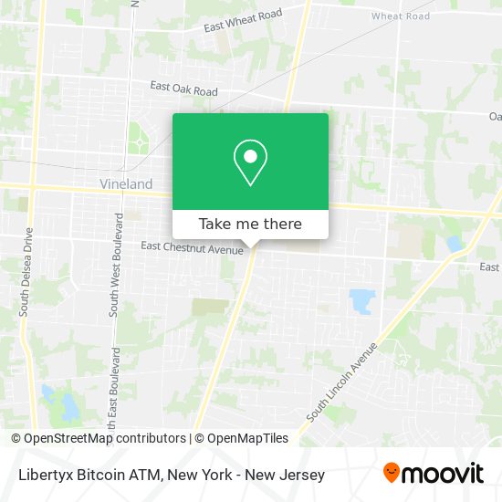 Libertyx Bitcoin ATM map