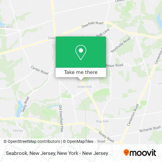 Mapa de Seabrook, New Jersey
