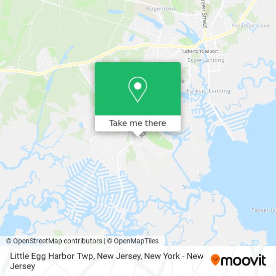 Little Egg Harbor Twp, New Jersey map