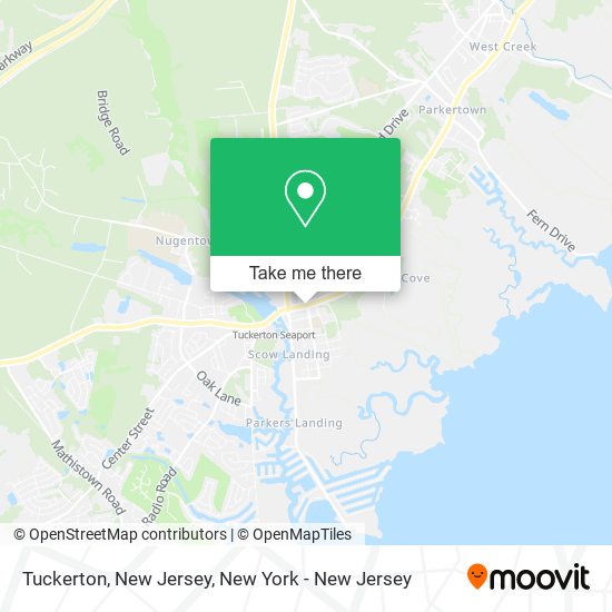 Tuckerton, New Jersey map