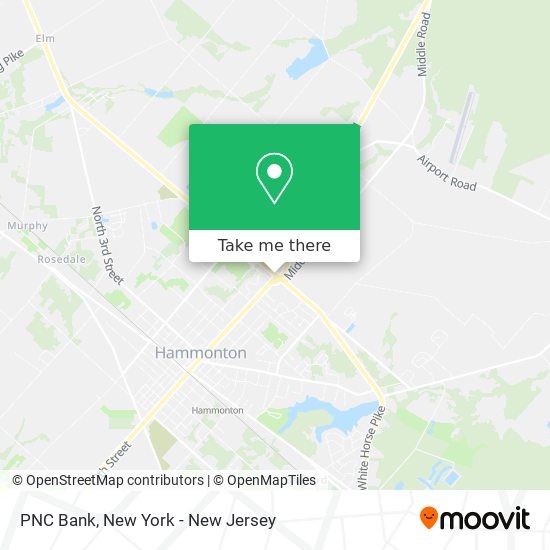 PNC Bank map