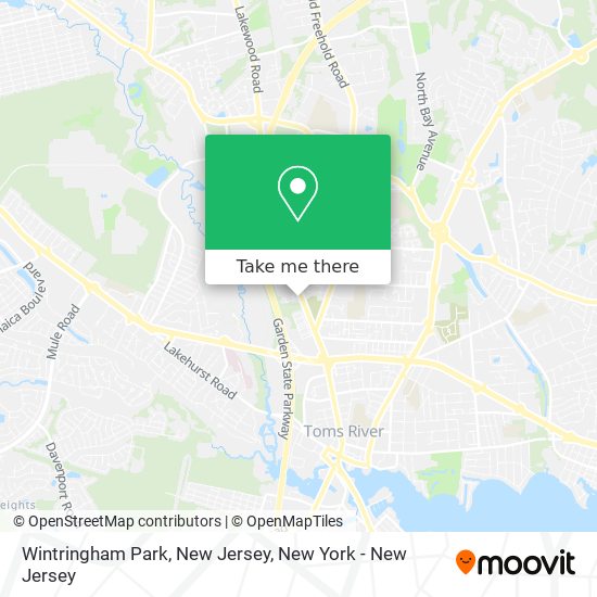 Mapa de Wintringham Park, New Jersey