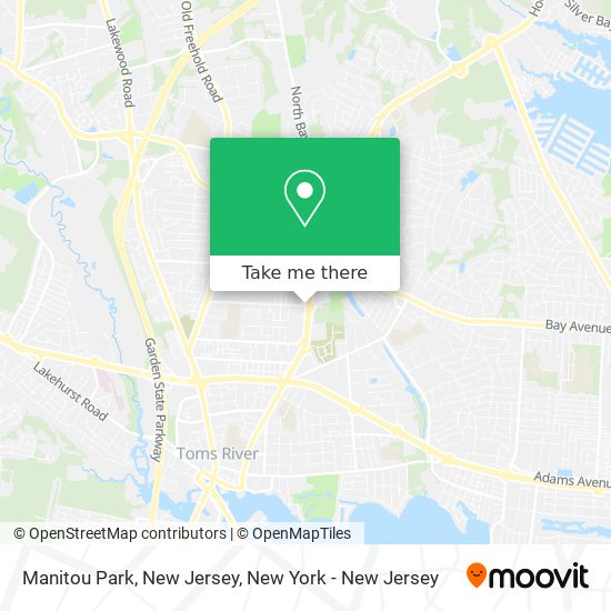 Manitou Park, New Jersey map