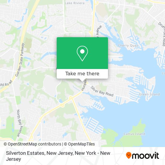 Silverton Estates, New Jersey map