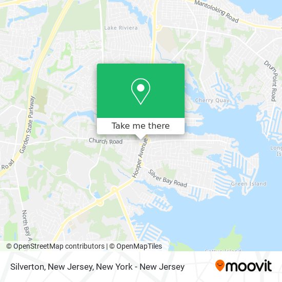 Silverton, New Jersey map