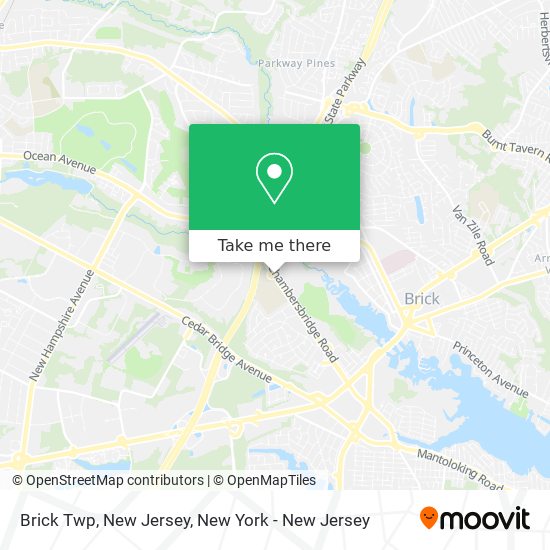 Brick Twp, New Jersey map