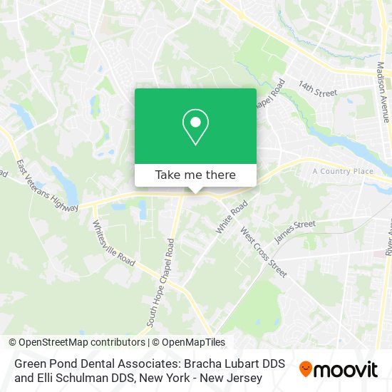 Green Pond Dental Associates: Bracha Lubart DDS and Elli Schulman DDS map