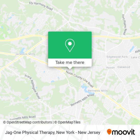 Mapa de Jag-One Physical Therapy