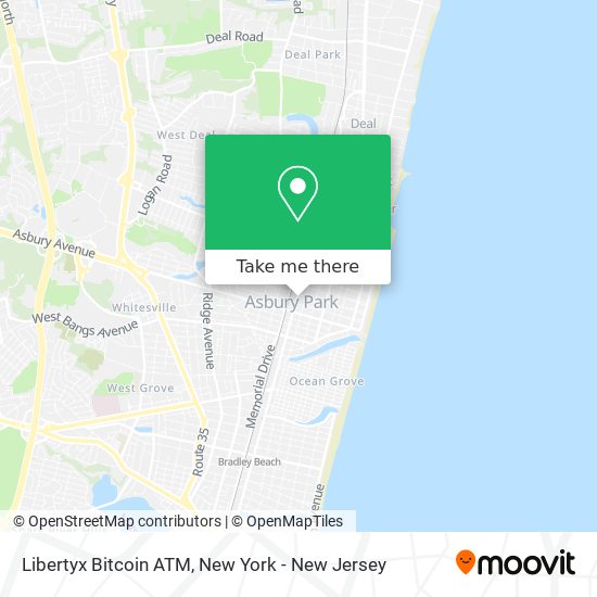 Mapa de Libertyx Bitcoin ATM