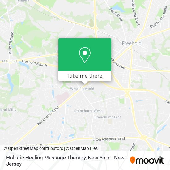 Holistic Healing Massage Therapy map