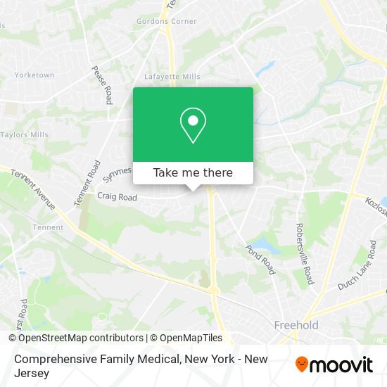 Mapa de Comprehensive Family Medical