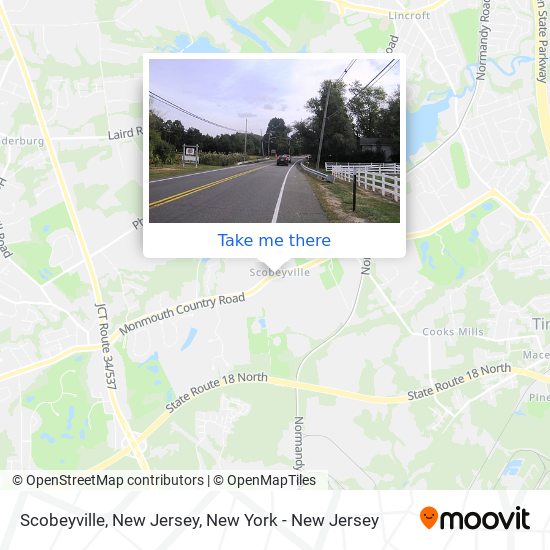 Scobeyville, New Jersey map