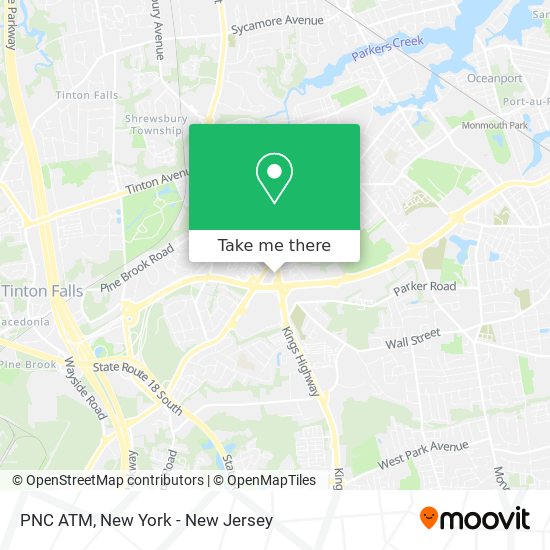 PNC ATM map