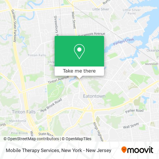 Mapa de Mobile Therapy Services