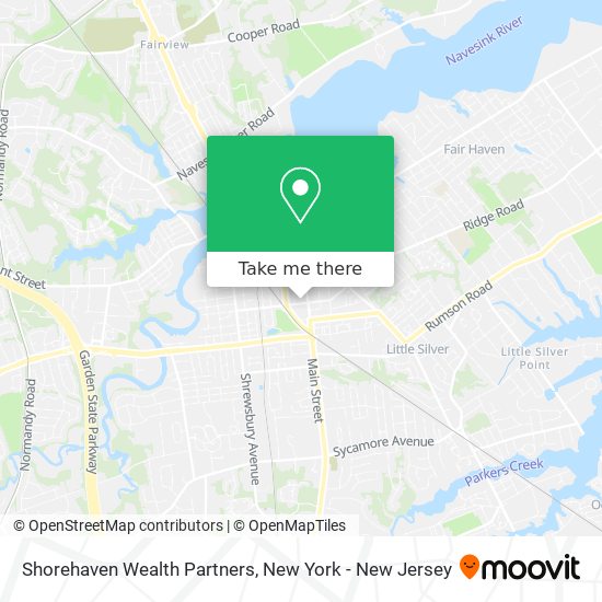 Shorehaven Wealth Partners map