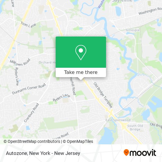 Autozone map