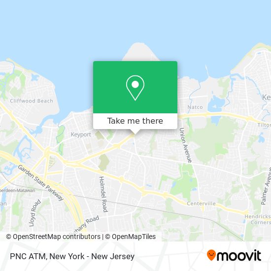 PNC ATM map