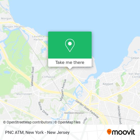 PNC ATM map