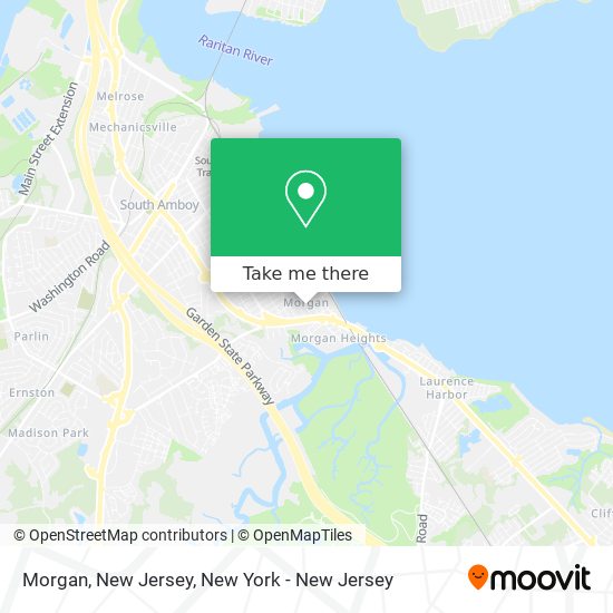 Mapa de Morgan, New Jersey