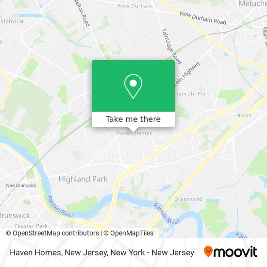 Mapa de Haven Homes, New Jersey